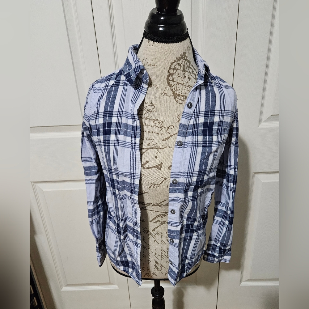 So Perfectly Soft Flannel Shirt Size XXS